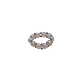 Adjustable Fresh Water Pearl Ring Stretch Ring