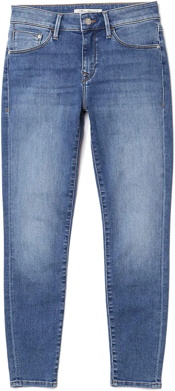 Adriana Mid Rise Super Skinny Jeans