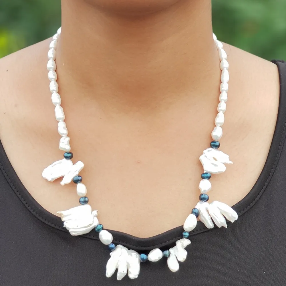 Annie Fresh Water Pearl Necklace Set