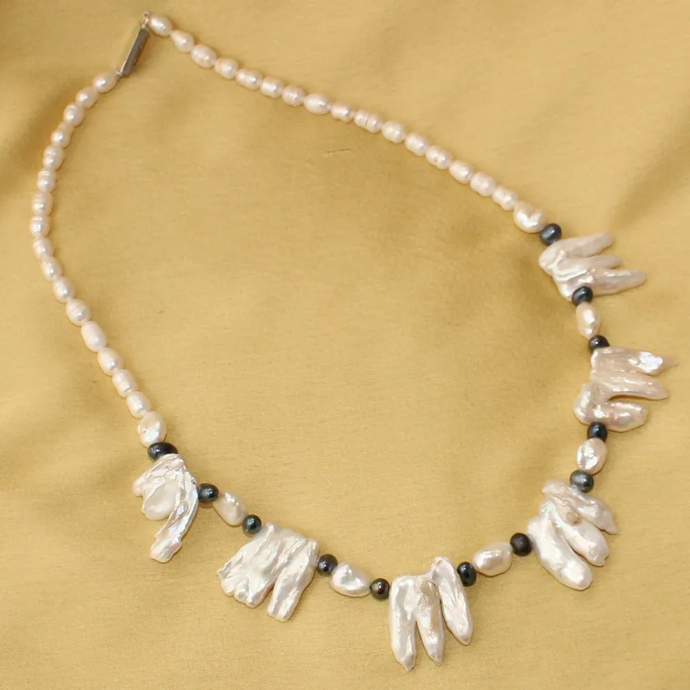 Annie Fresh Water Pearl Necklace Set