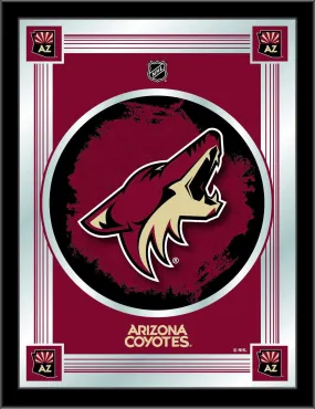 Arizona Coyotes Holland Bar Stool Co. Collector Black Logo Mirror (17" x 22")