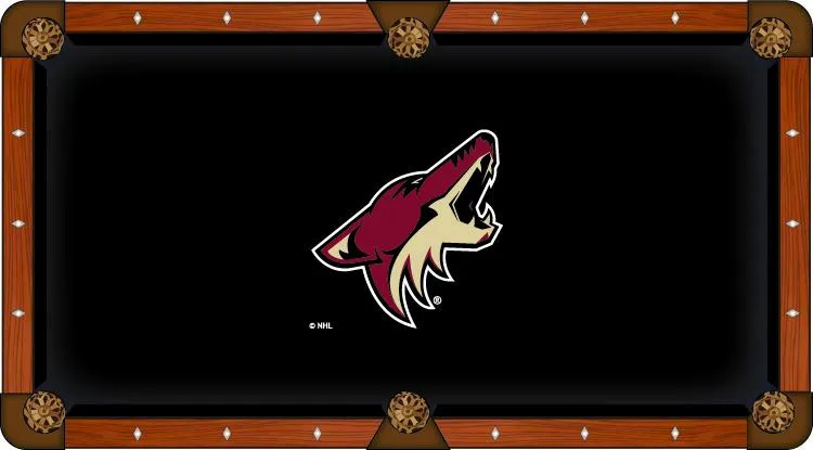 Arizona Coyotes Holland Bar Stool Co. Red Billiard Pool Table Cloth