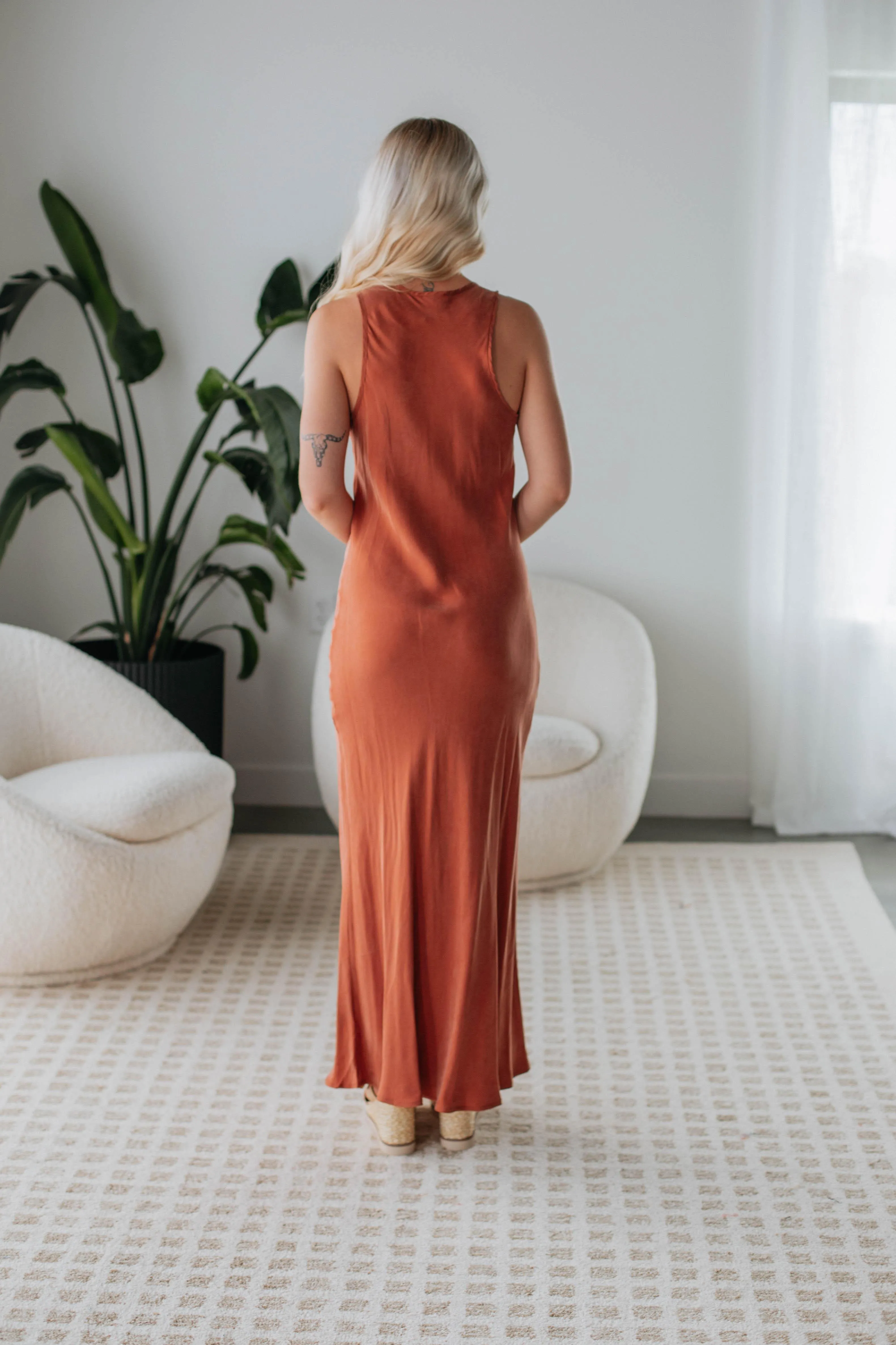 Bauer Maxi Dress - Rust