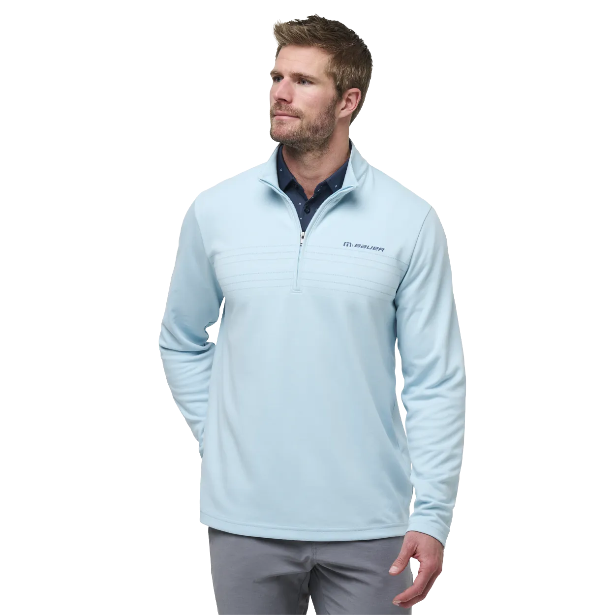 BAUER TRAVIS MATHEW SCORING CHANCE 1/4 ZIP