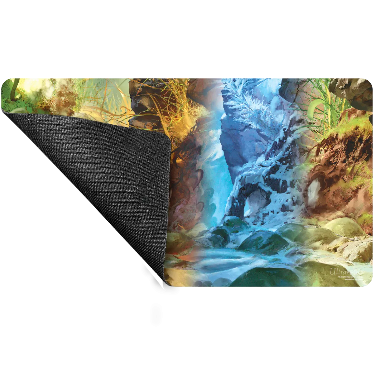 Bloomburrow Season Lands: Swamp (Four Seasons) Standard Gaming Playmat for Magic: The Gathering