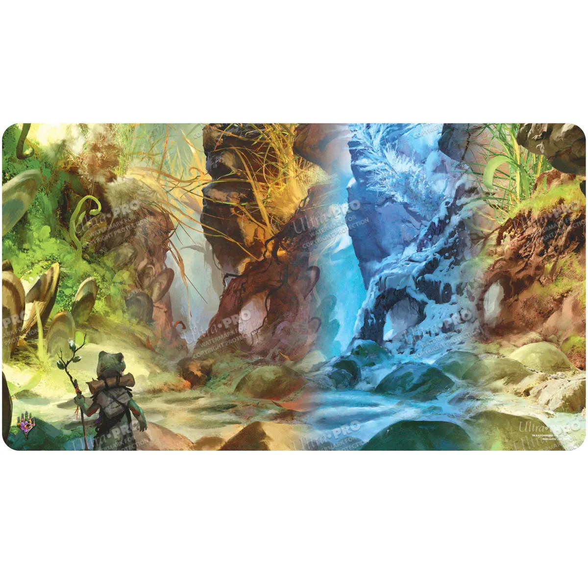 Bloomburrow Season Lands: Swamp (Four Seasons) Standard Gaming Playmat for Magic: The Gathering