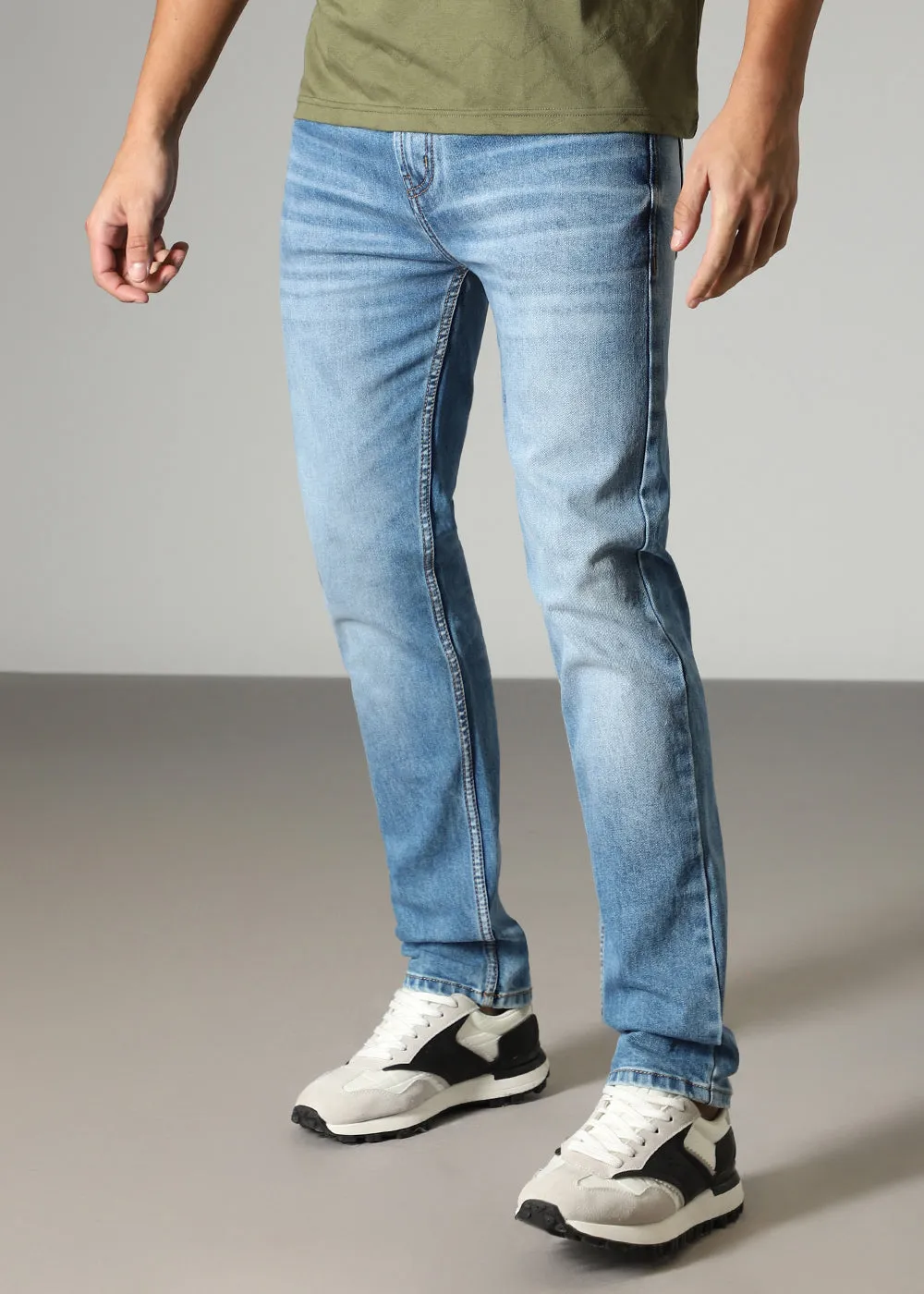 Blue Cobalt Slim Fit Jeans