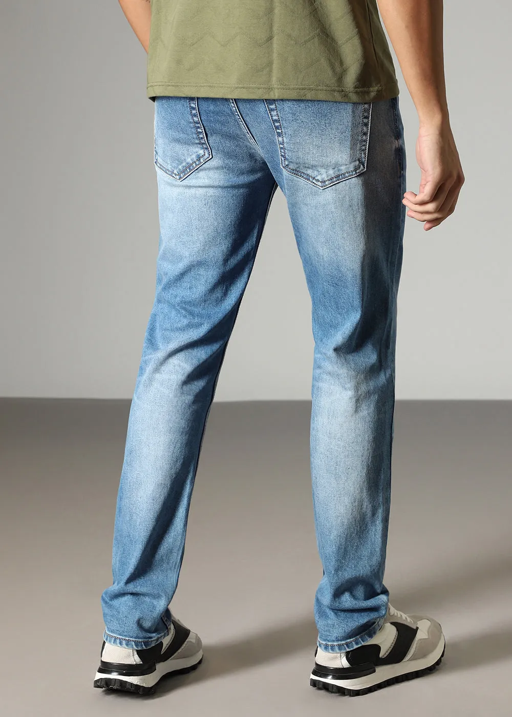 Blue Cobalt Slim Fit Jeans