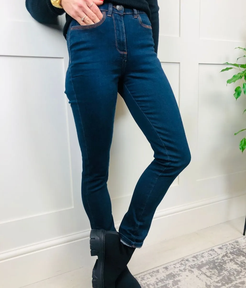 Blue Stretch Slim Leg Jeans