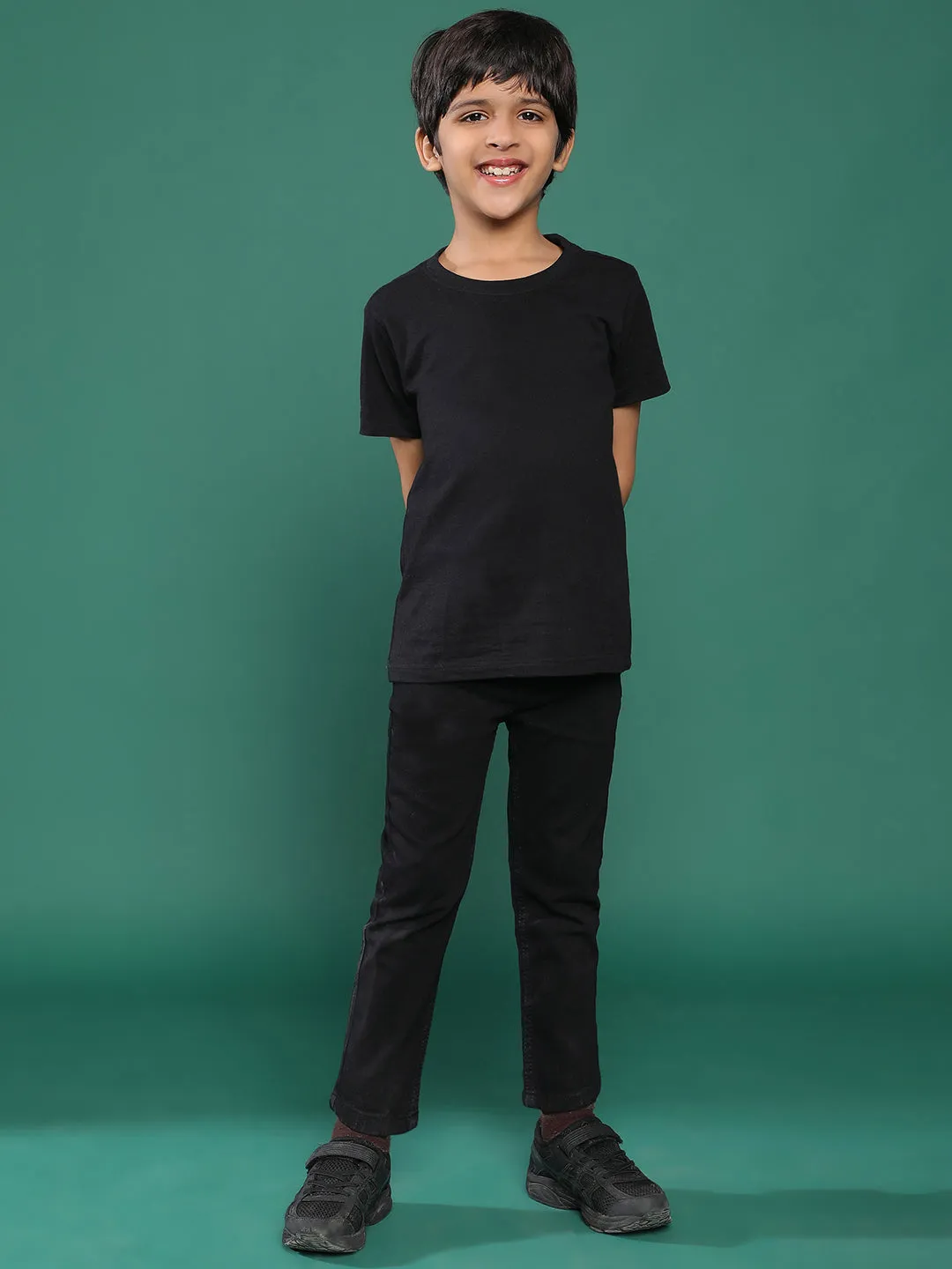 Boys Black Slim Fit Jeans