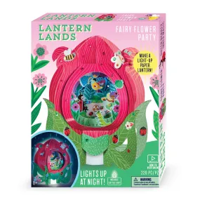 Bright Stripes Lantern Lands Fairy Flower Party