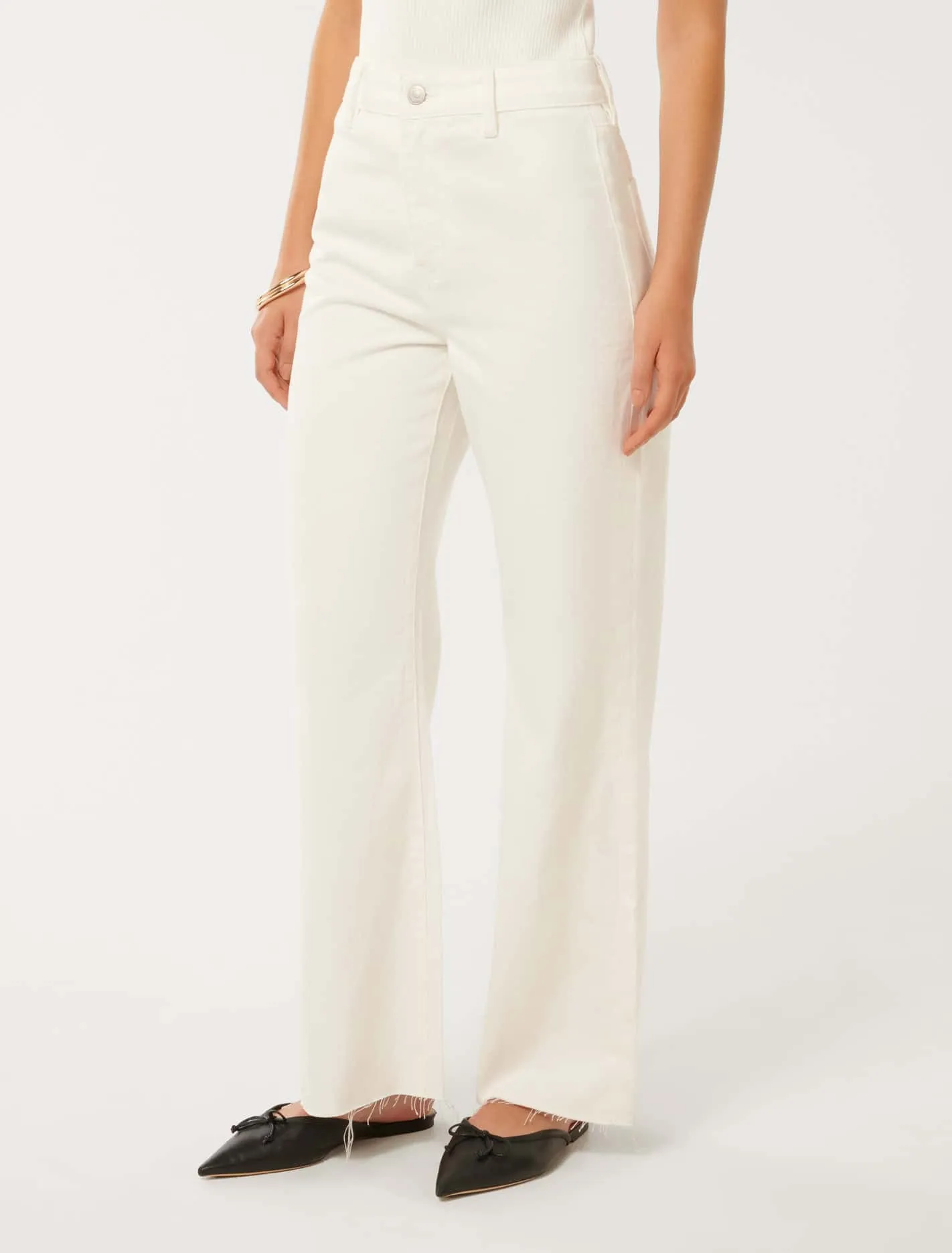 Celia Cropped Wide Leg Jeans