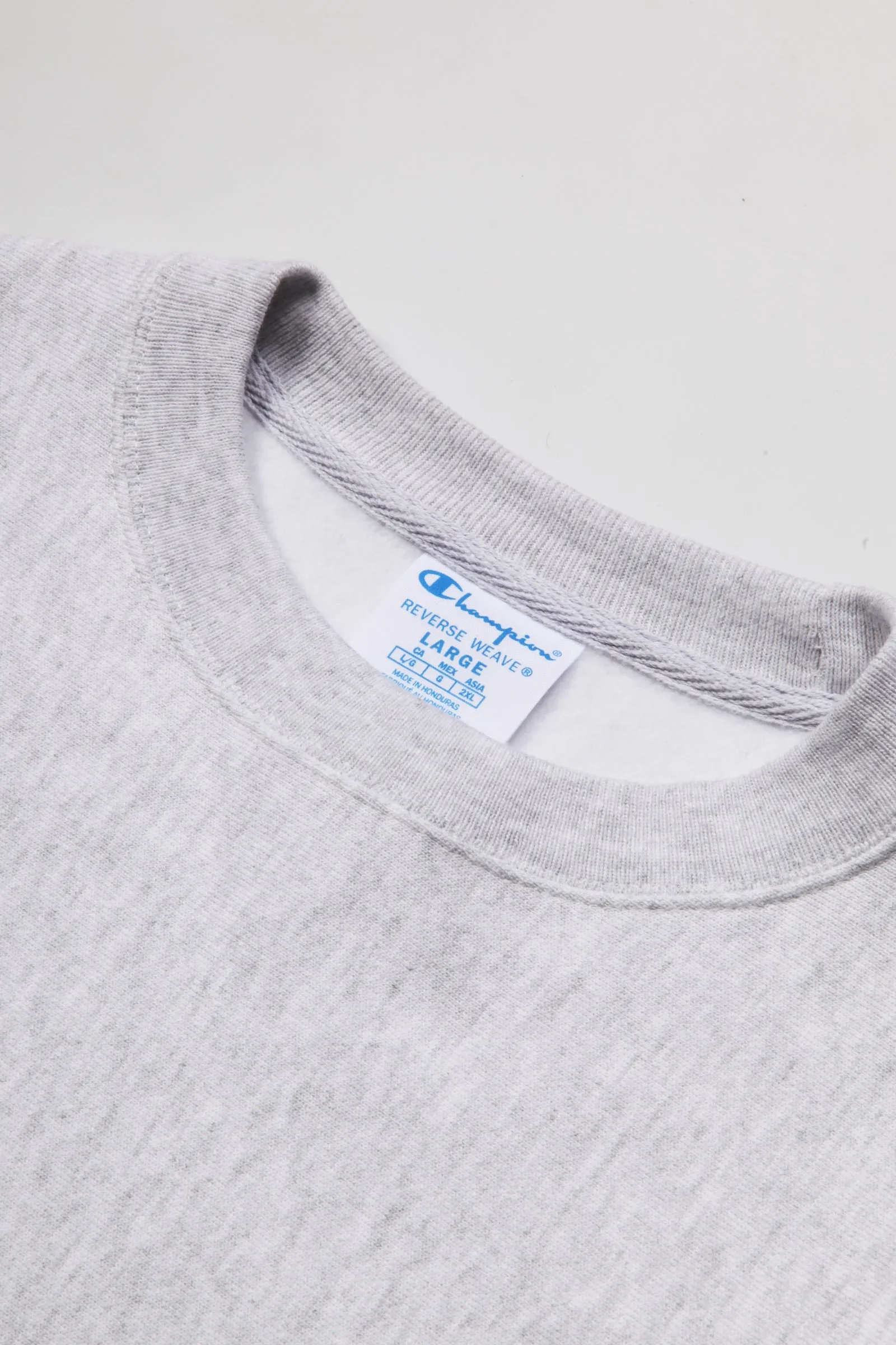 Champion - 12oz USA Reverse Weave Crewneck - Ash Grey