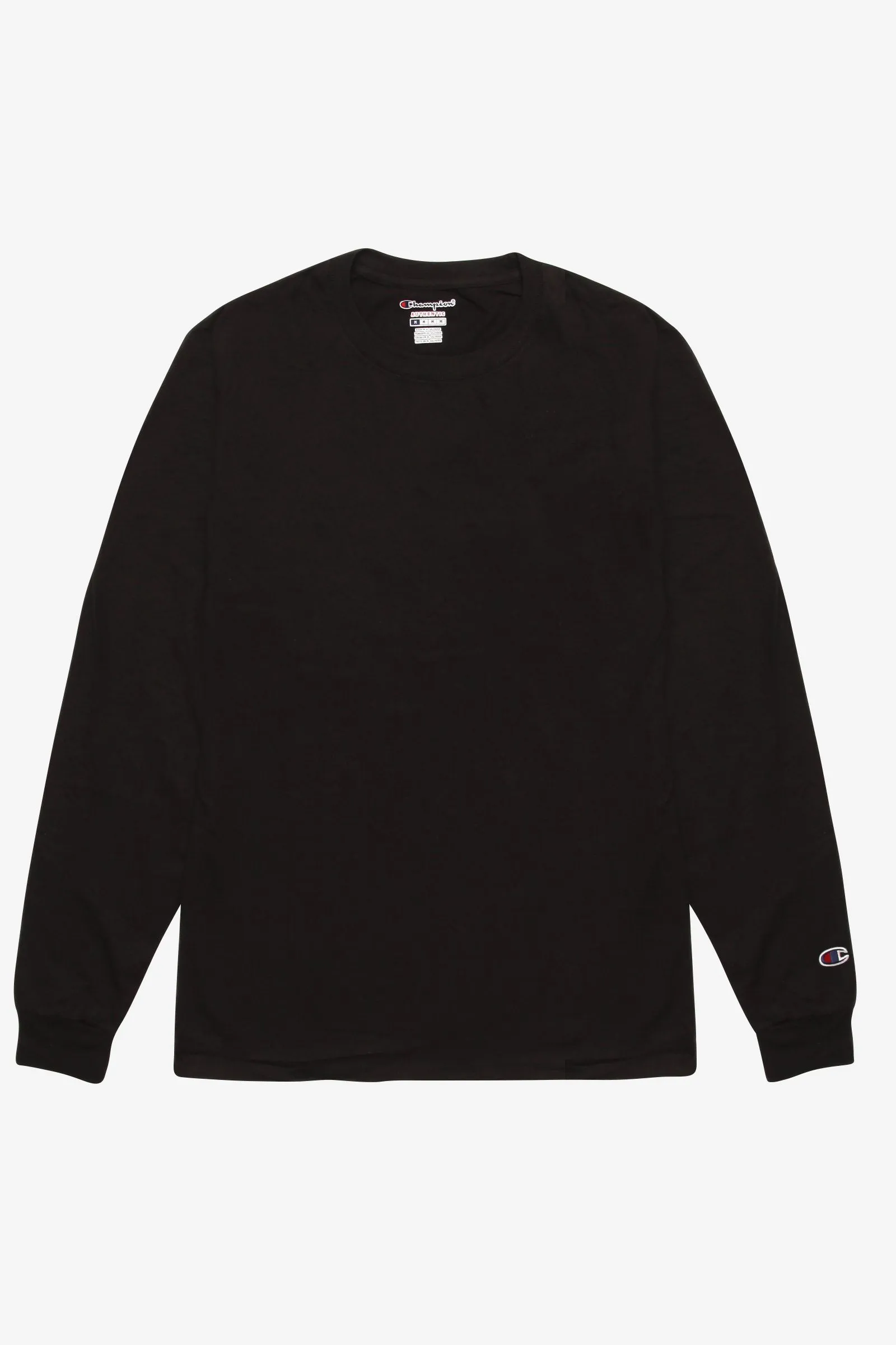 Champion - 6oz Long Sleeve T-Shirt - Black