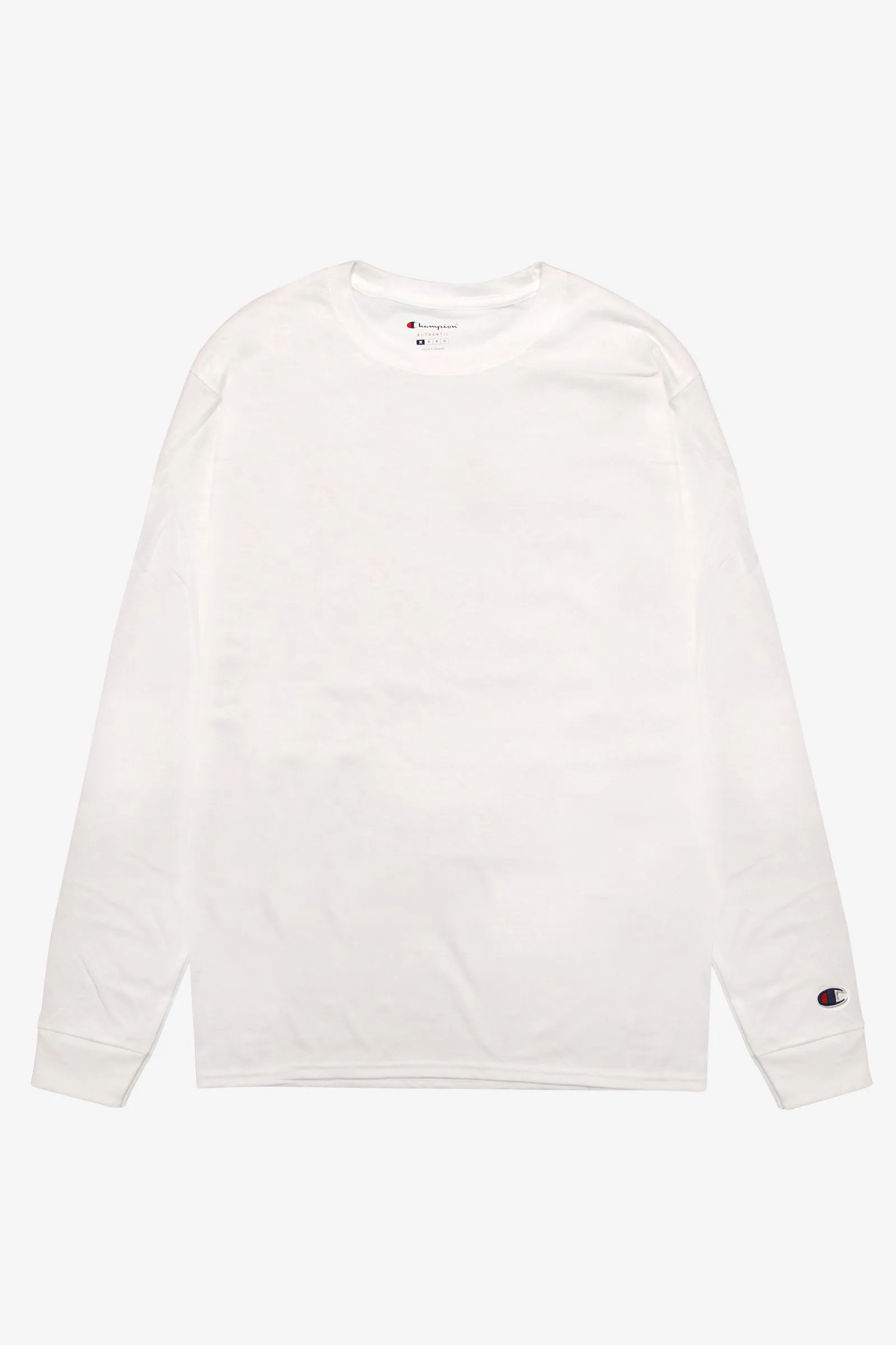 Champion - 6oz Long Sleeve T-Shirt - White