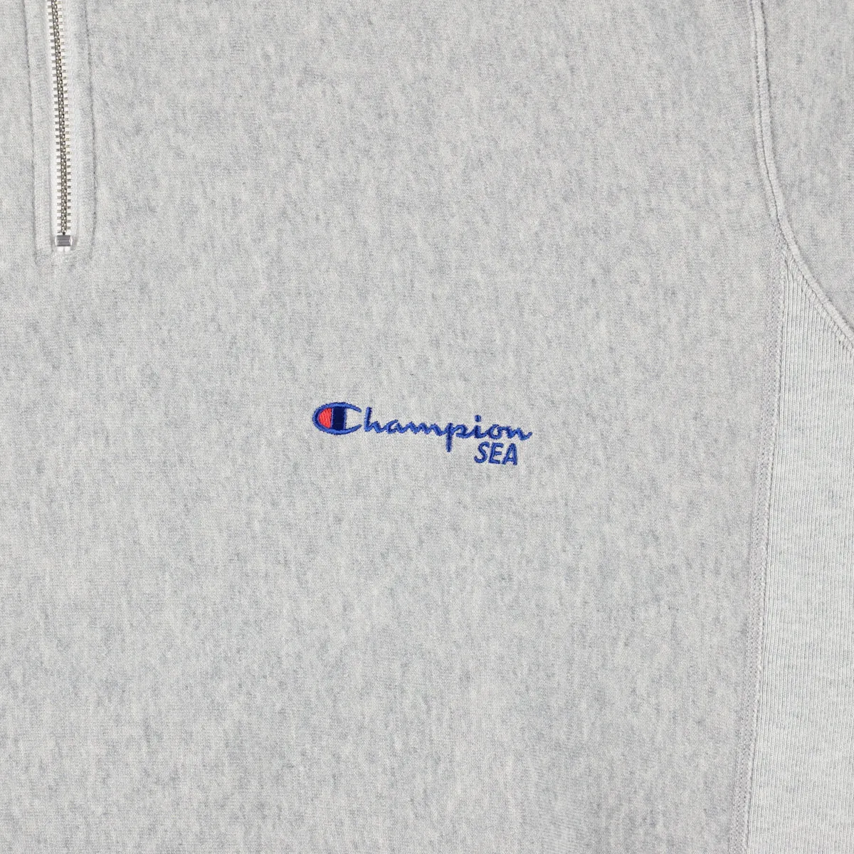 Champion x WDS REVERSE WEAVE(R) S/S HALF ZIP SWEATSHIRT / OXFORD_GRAY