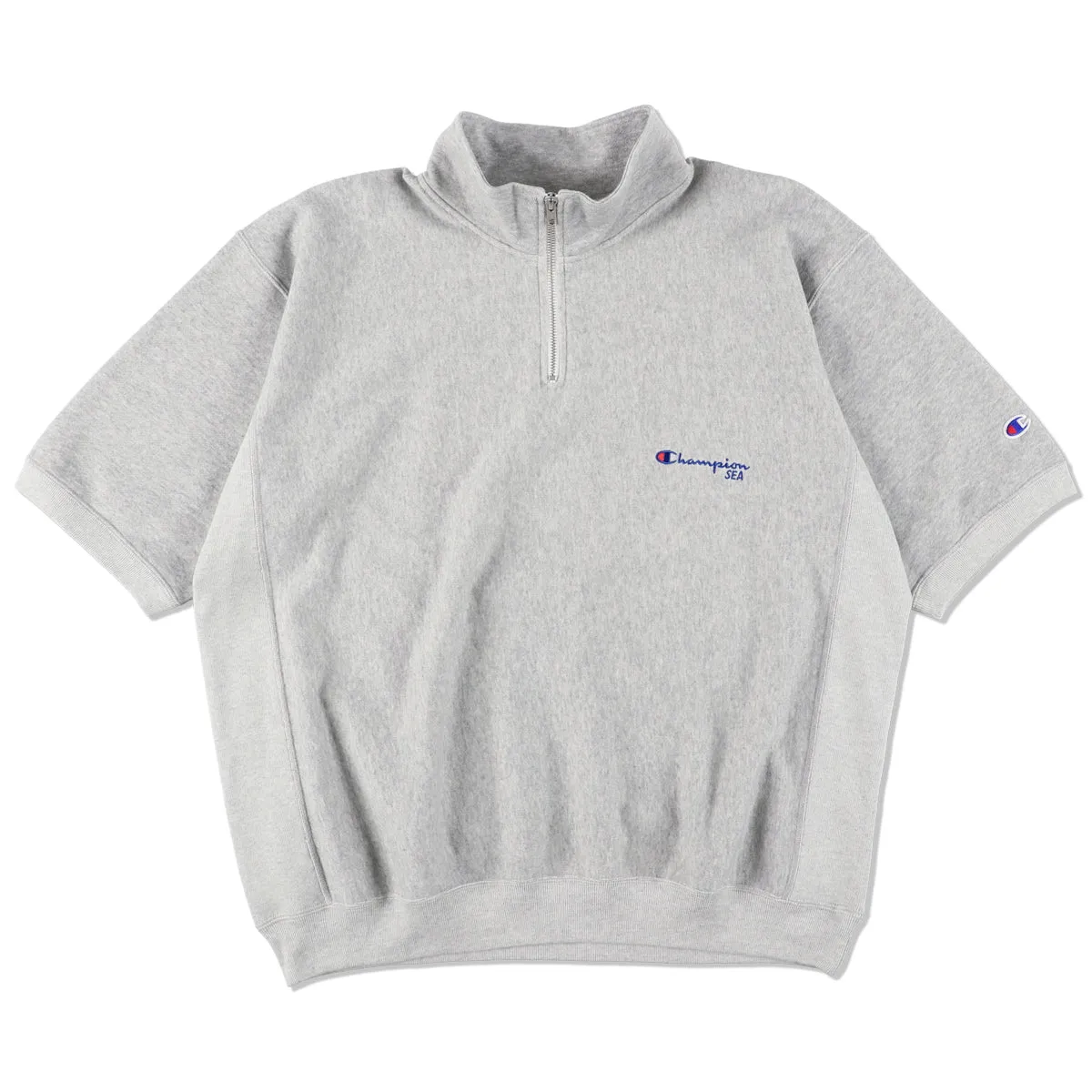 Champion x WDS REVERSE WEAVE(R) S/S HALF ZIP SWEATSHIRT / OXFORD_GRAY