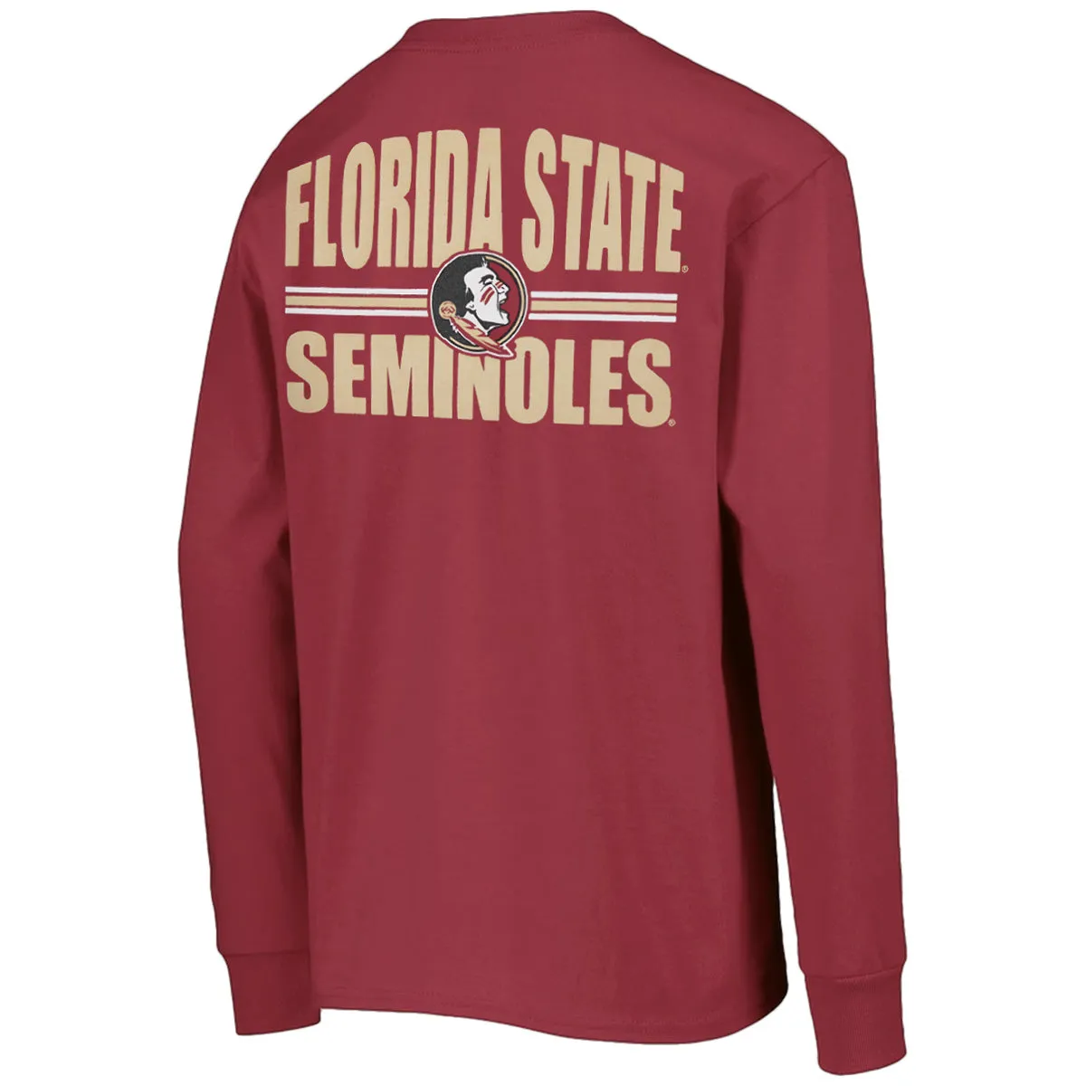 Champion Youth Seminole Logo/Florida State Seminoles Long Sleeve T-shirt - Garnet