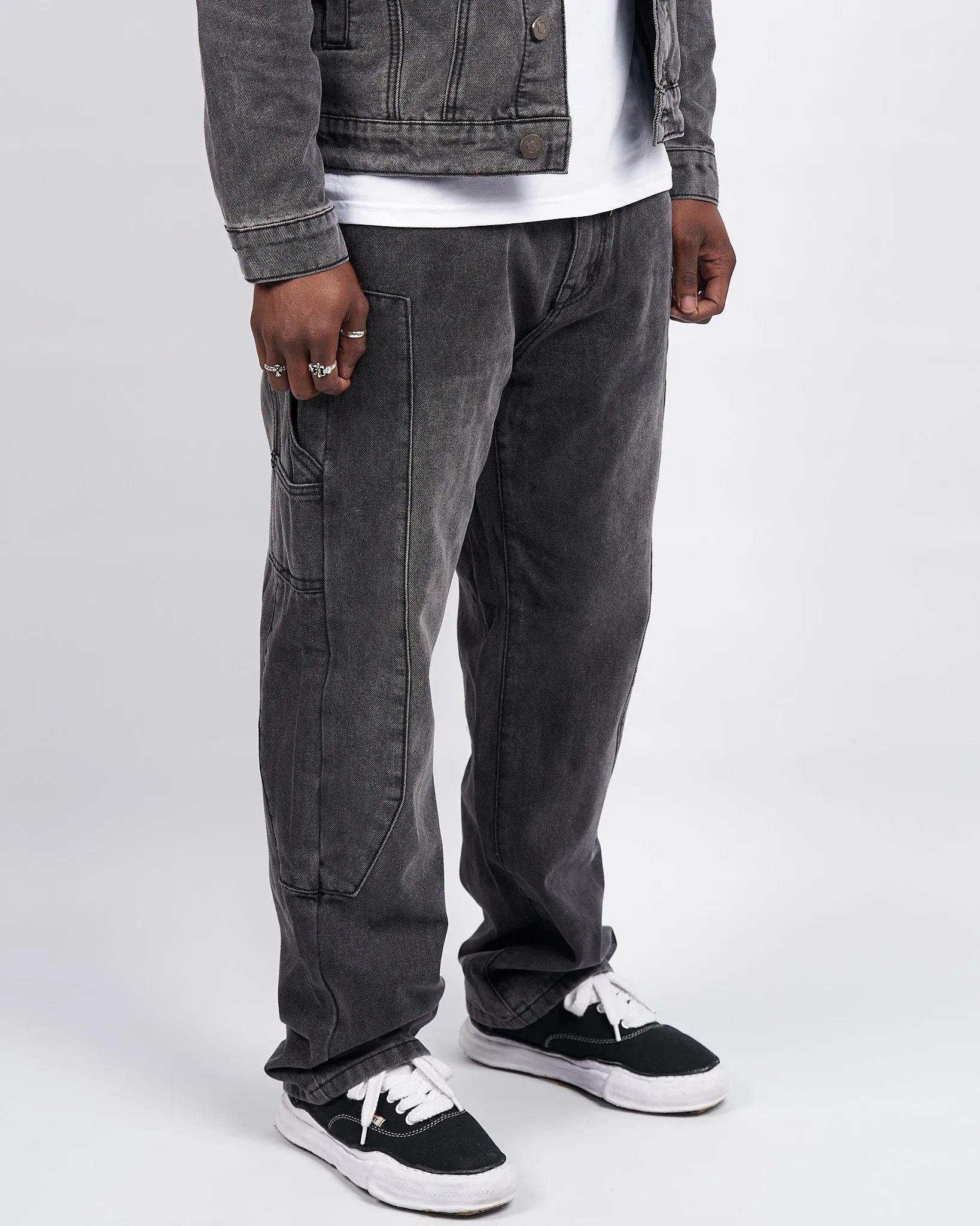 Charcoal Court Relaxed Jeans