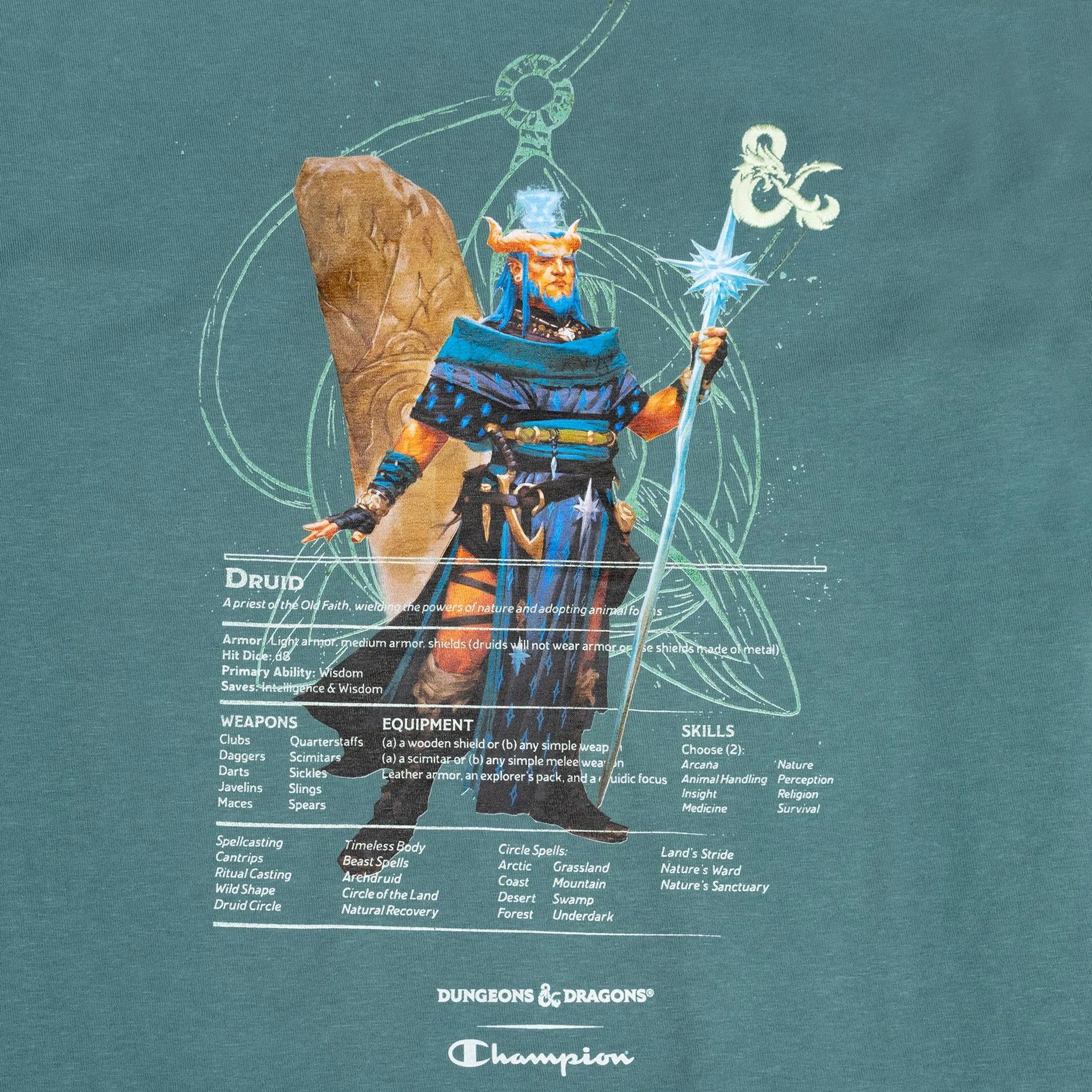 Dungeons & Dragons x Champion - Druid Tee