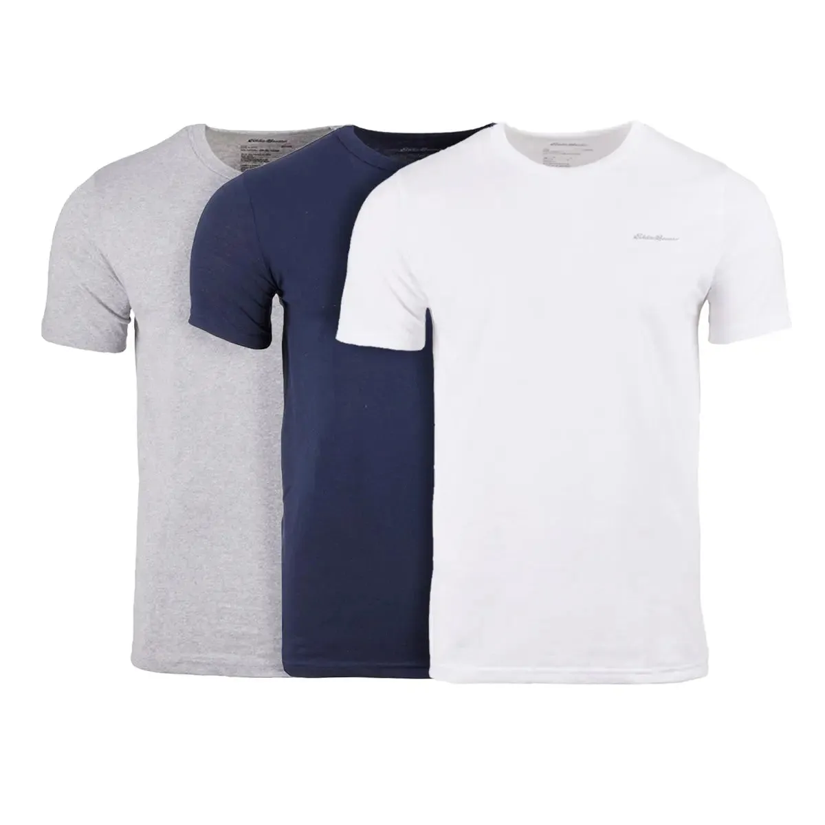 Eddie Bauer Men's 3pk Classic Cotton Crew