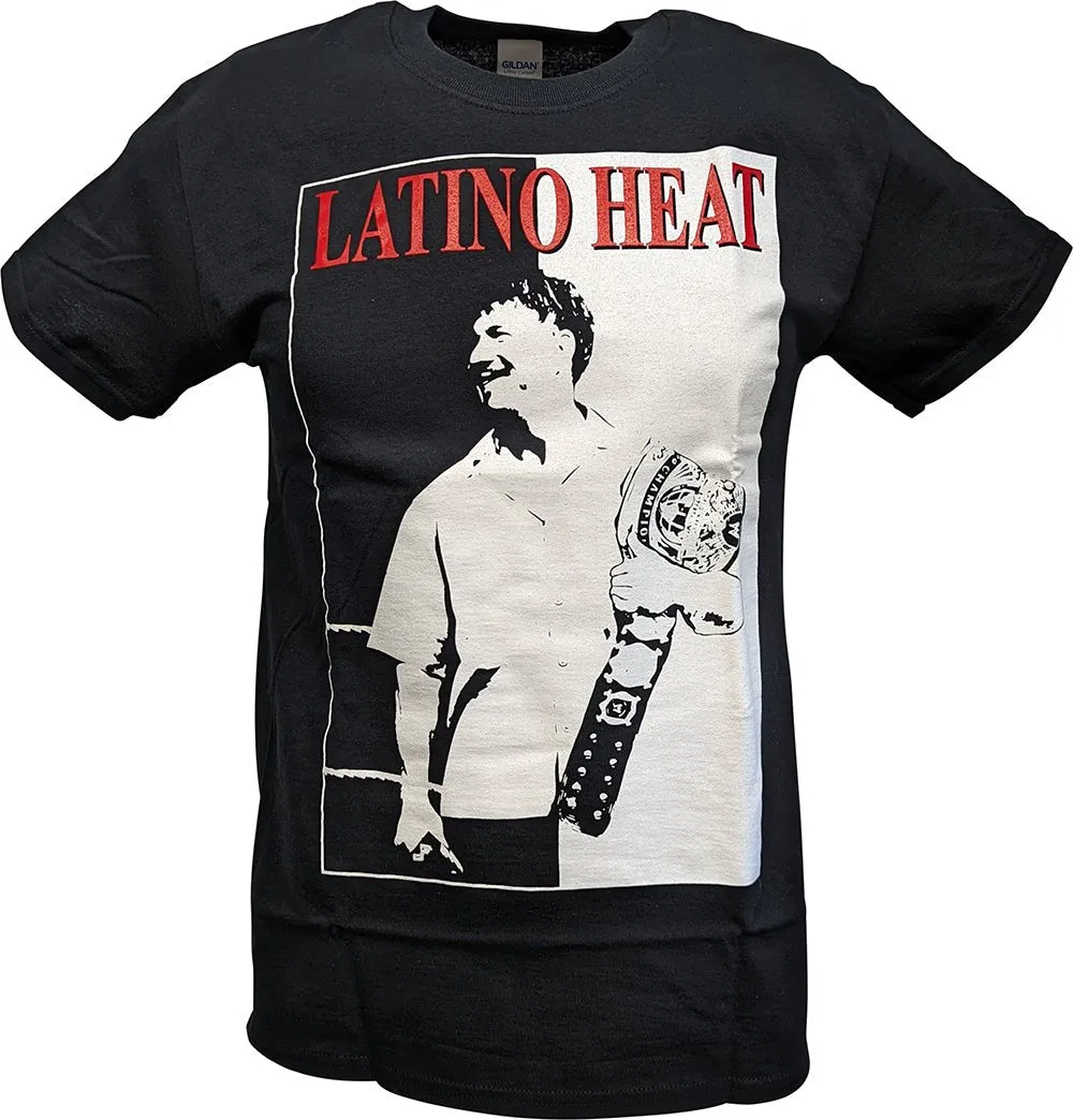 Eddie Guerrero Addicted to the Heat Championship Belt Mens Black T-shirt