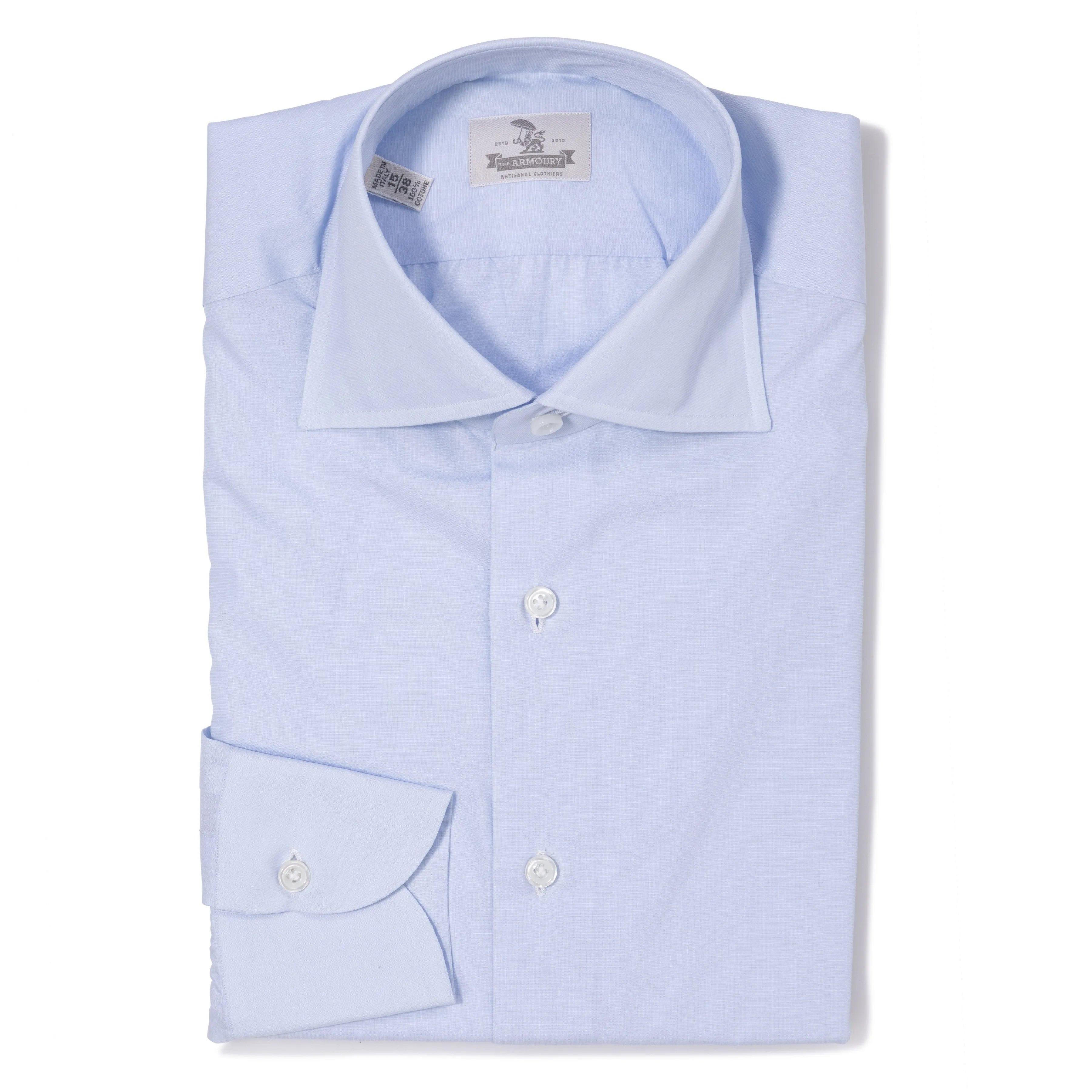 End-on-end Spread Collar Shirt