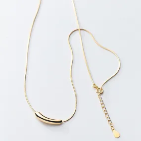 Fresh Accessories - Bar Gold Necklace