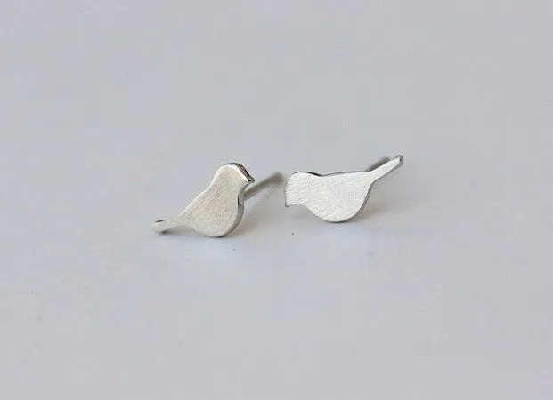 Fresh Accessories - Birds Sterling Silver Stud Earrings