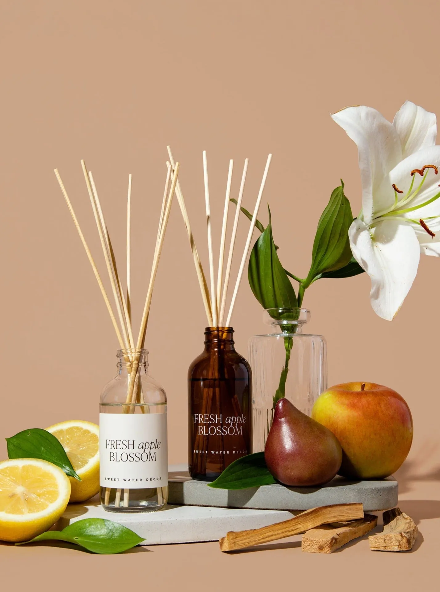 Fresh Apple Blossom Amber Reed Diffuser