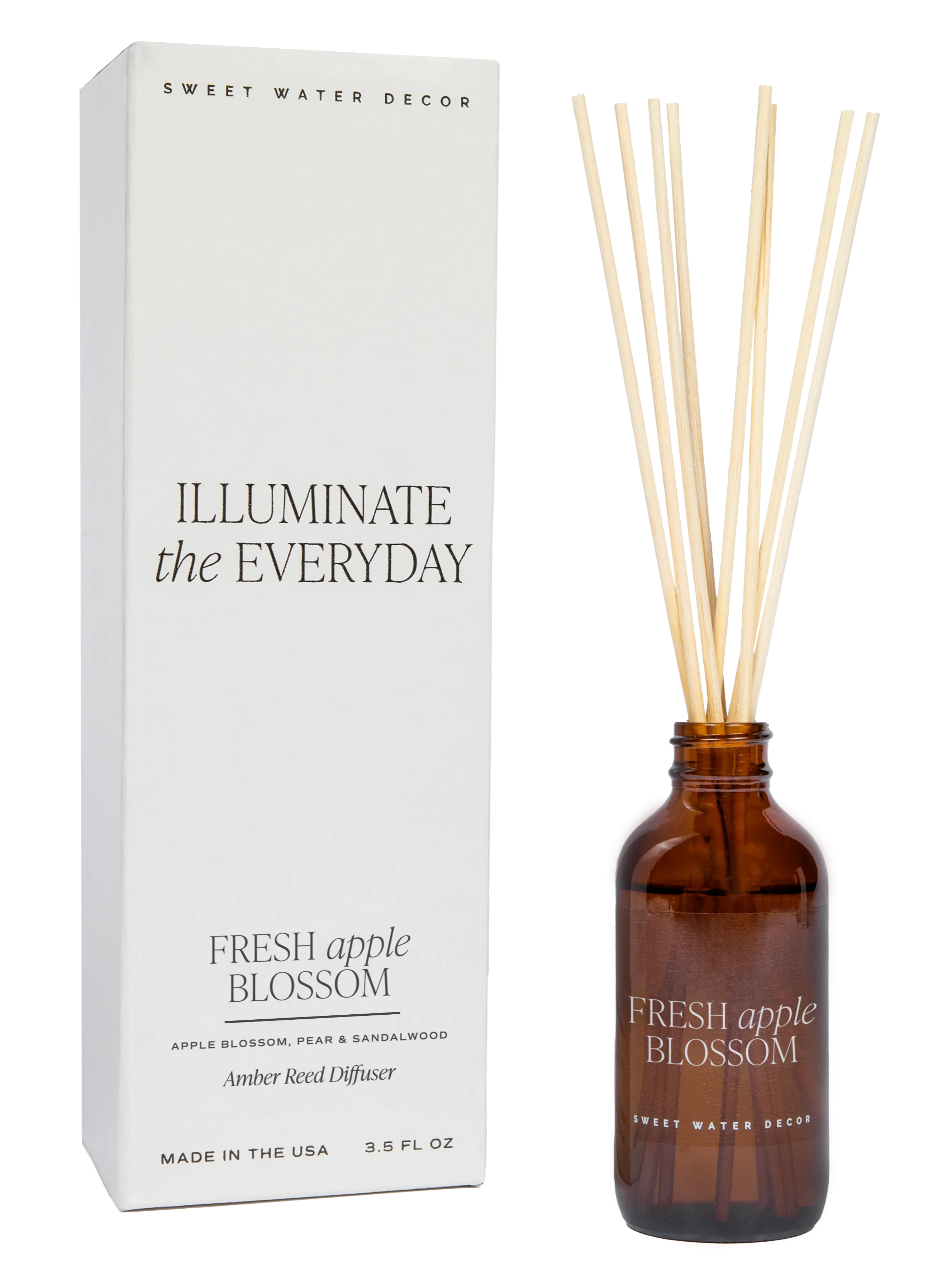 Fresh Apple Blossom Amber Reed Diffuser