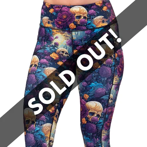 Garden of the Dead Adjustable High-Waisted Leggings for Ultimate Comfort and Style