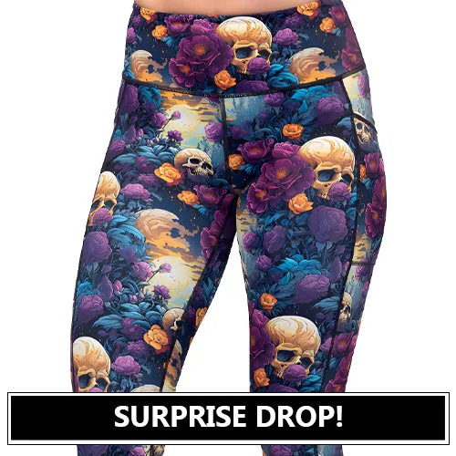 Garden of the Dead Adjustable High-Waisted Leggings for Ultimate Comfort and Style