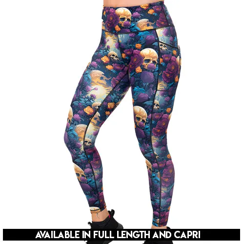 Garden of the Dead Adjustable High-Waisted Leggings for Ultimate Comfort and Style