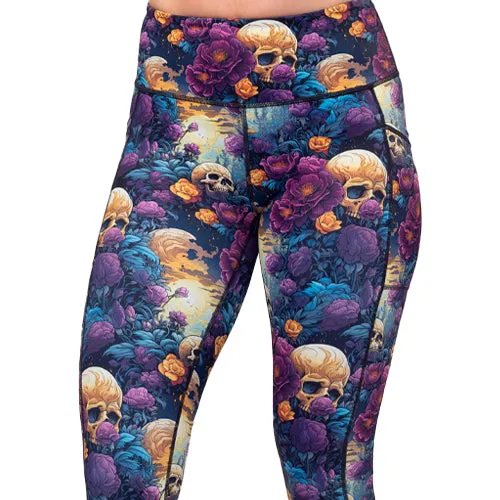 Garden of the Dead Adjustable High-Waisted Leggings for Ultimate Comfort and Style