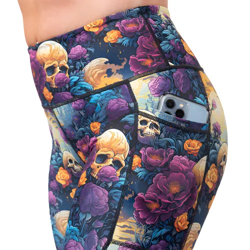 Garden of the Dead Adjustable High-Waisted Leggings for Ultimate Comfort and Style