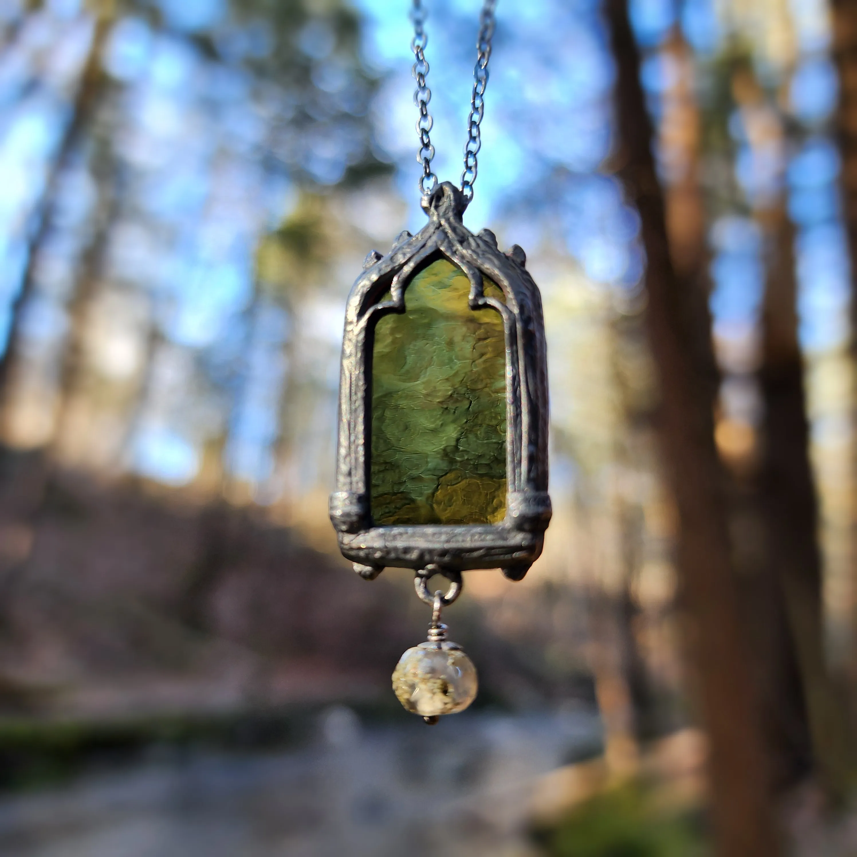 go into the garden - venetian gothic window amulet