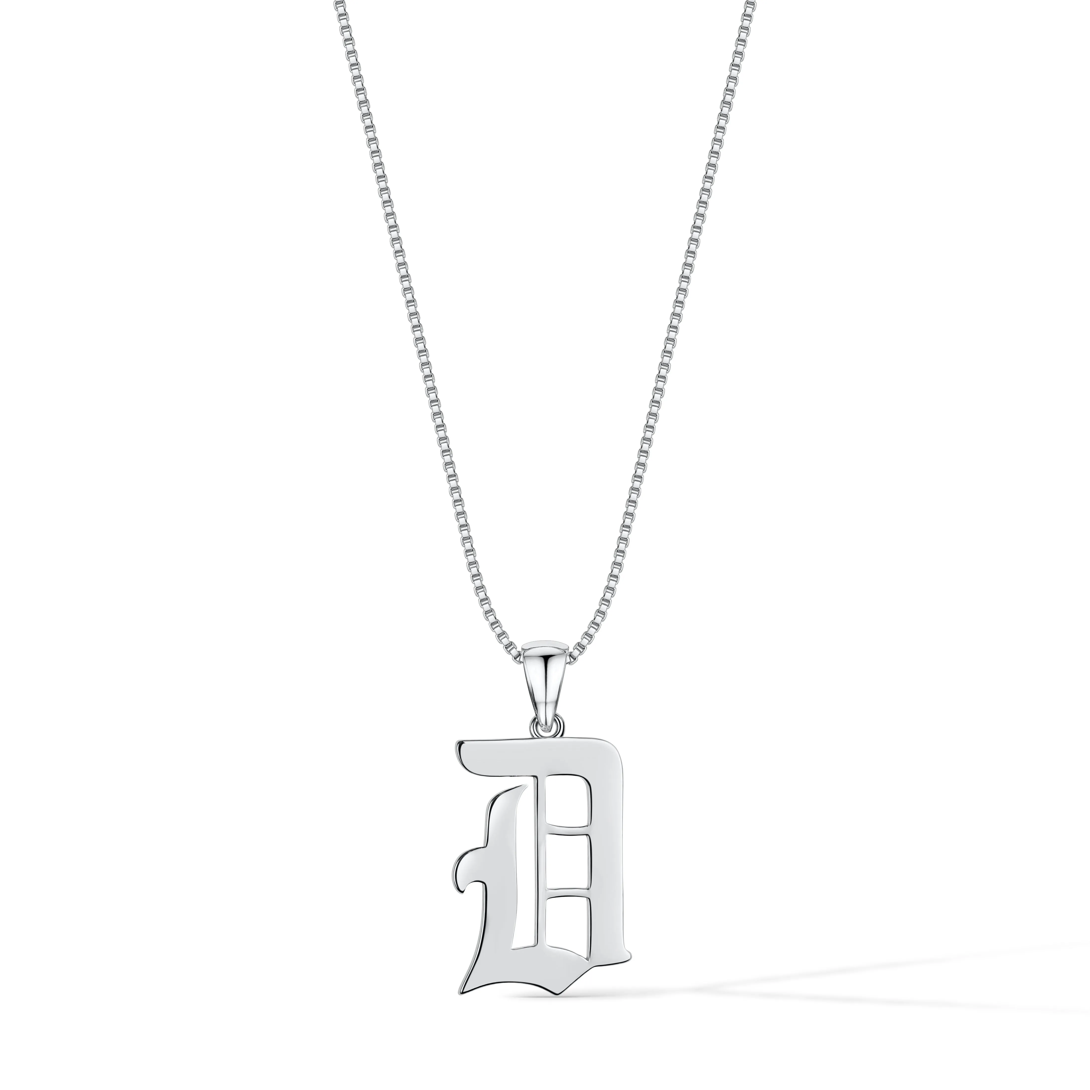 Gothic Initial Necklace