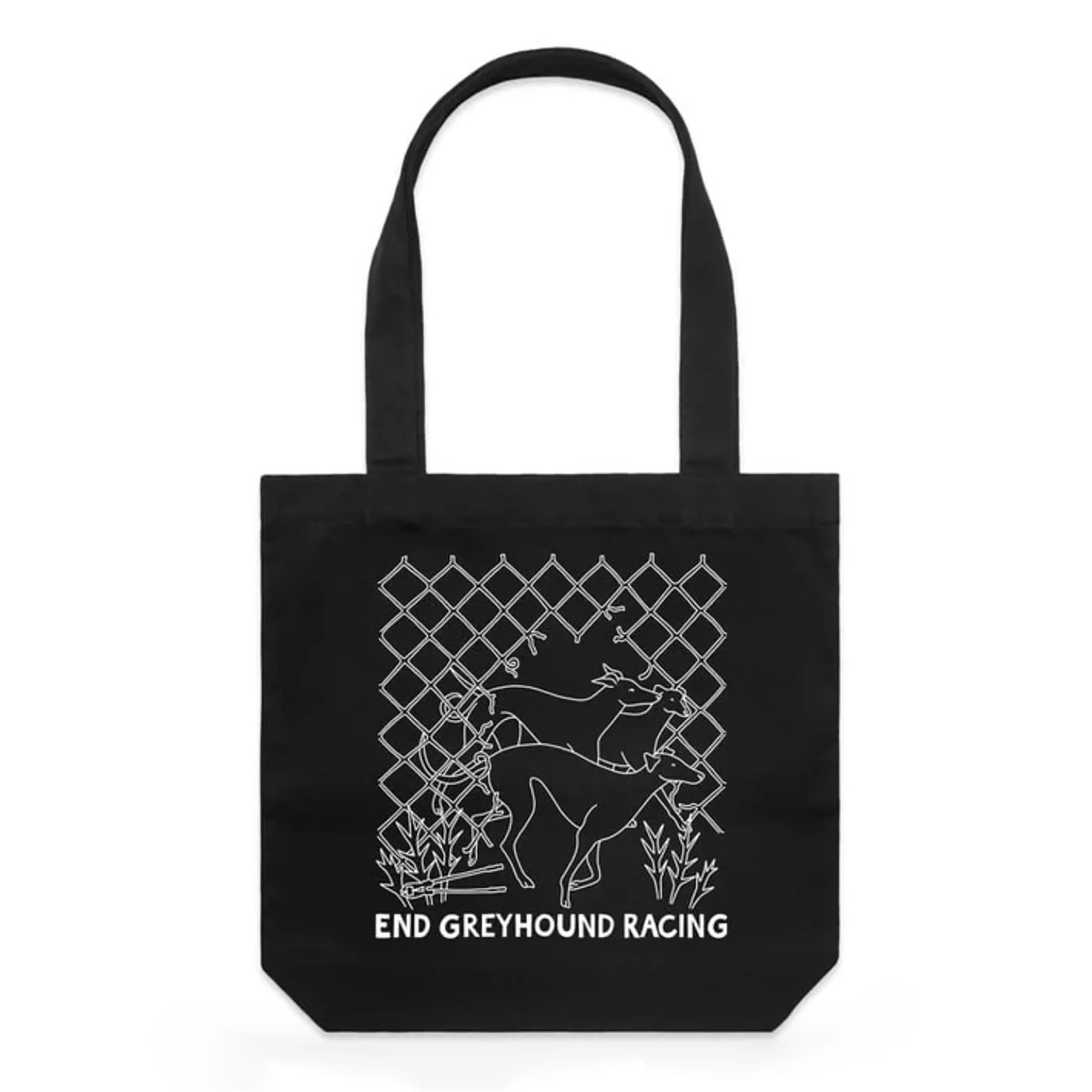 Greyt Greys End Greyhound Racing Tote Bag