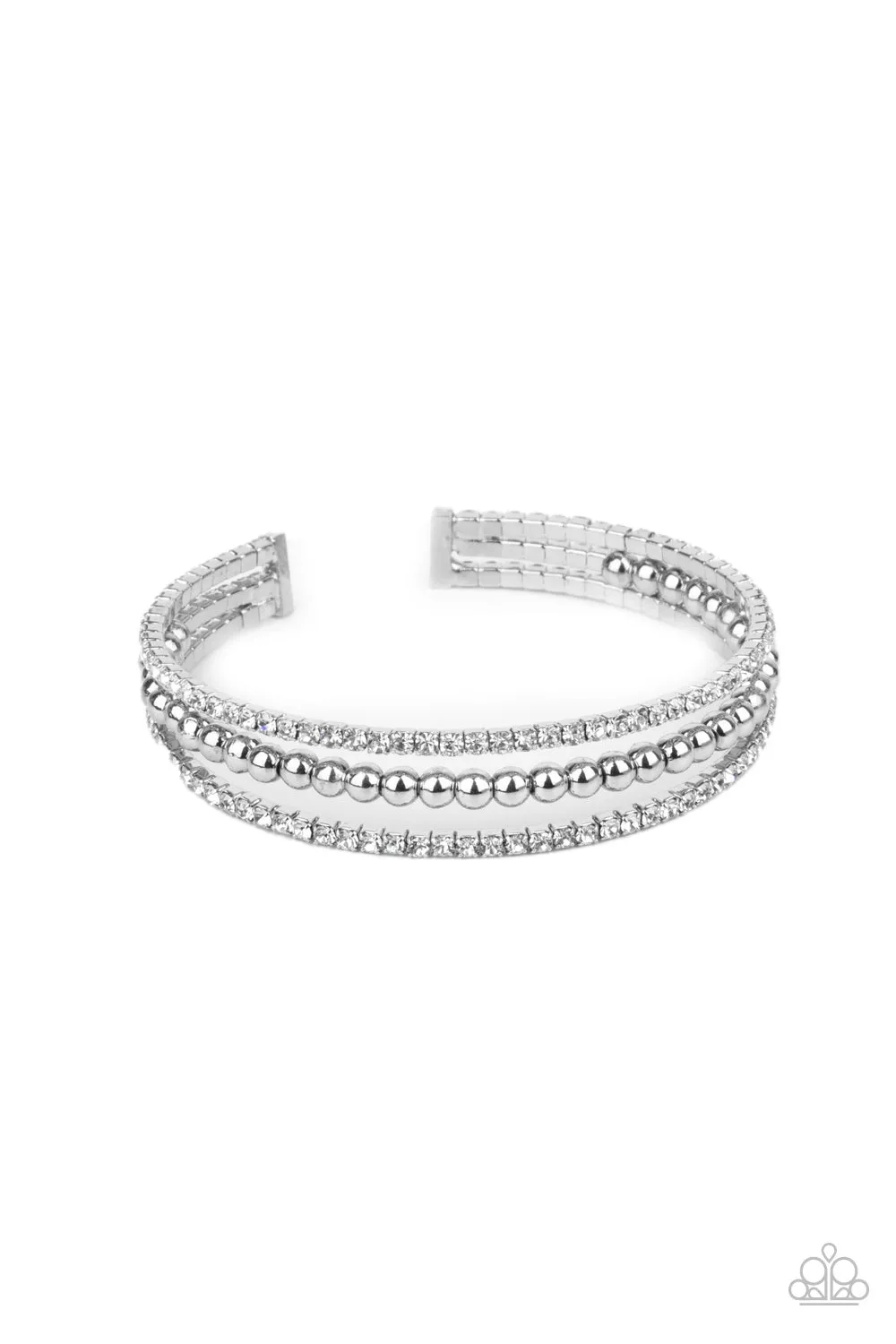 High-End Eye Candy - White Bracelet