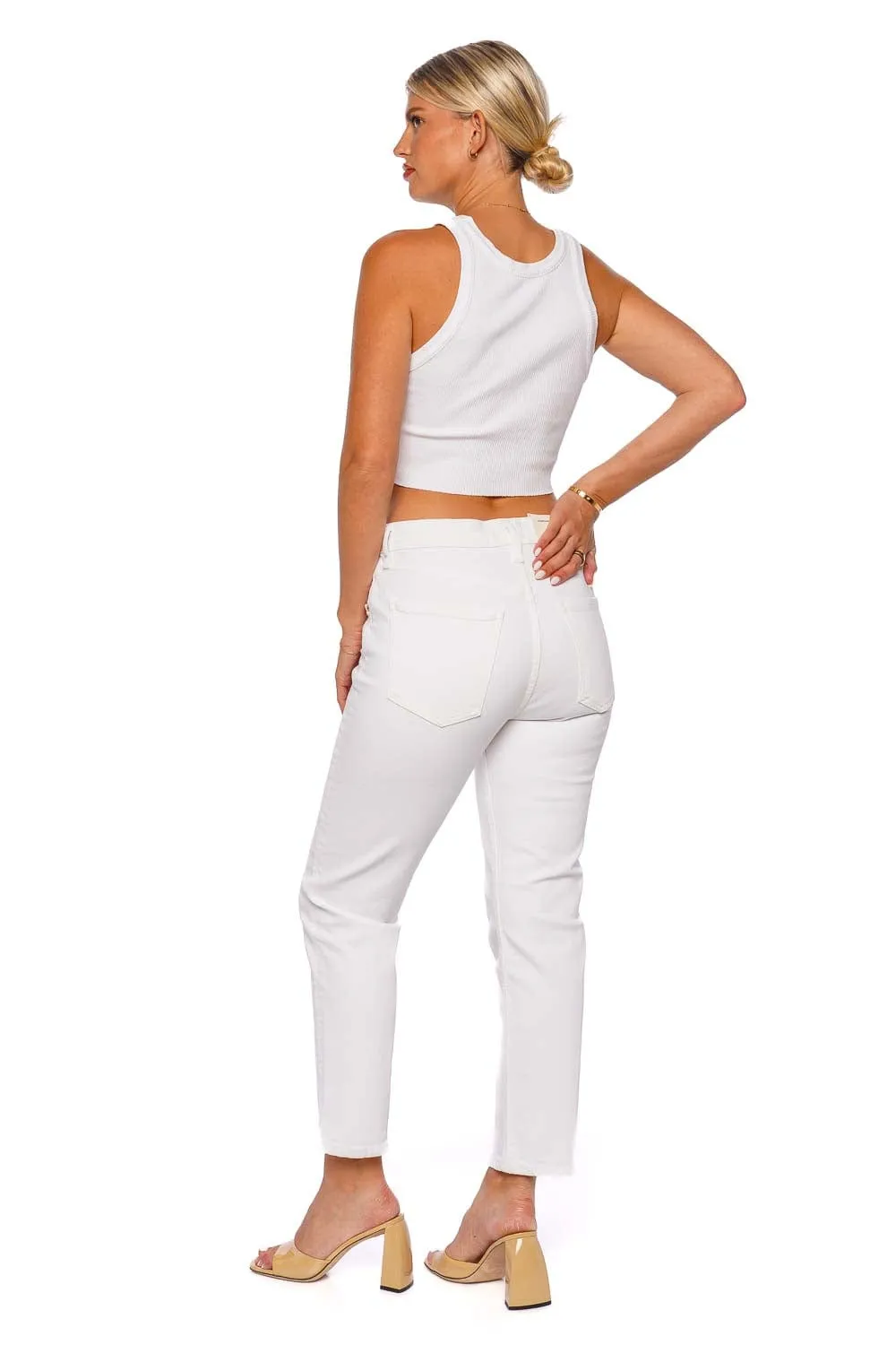 Isola Wildflower Straight Crop Jean