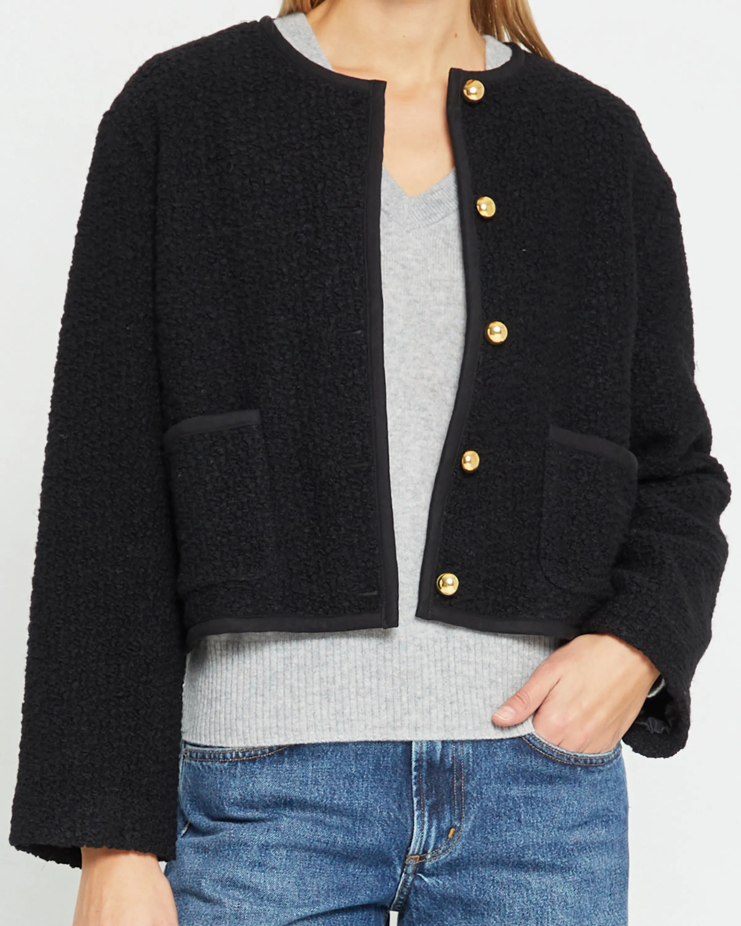 Joes Comfortable Relaxed-Fit Cropped Jacket