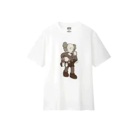 KAWS x Uniqlo Clean Slate Graphic T-Shirt in Pristine White