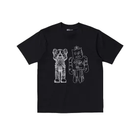 KAWS x Uniqlo x Warhol Robot T-shirt Black