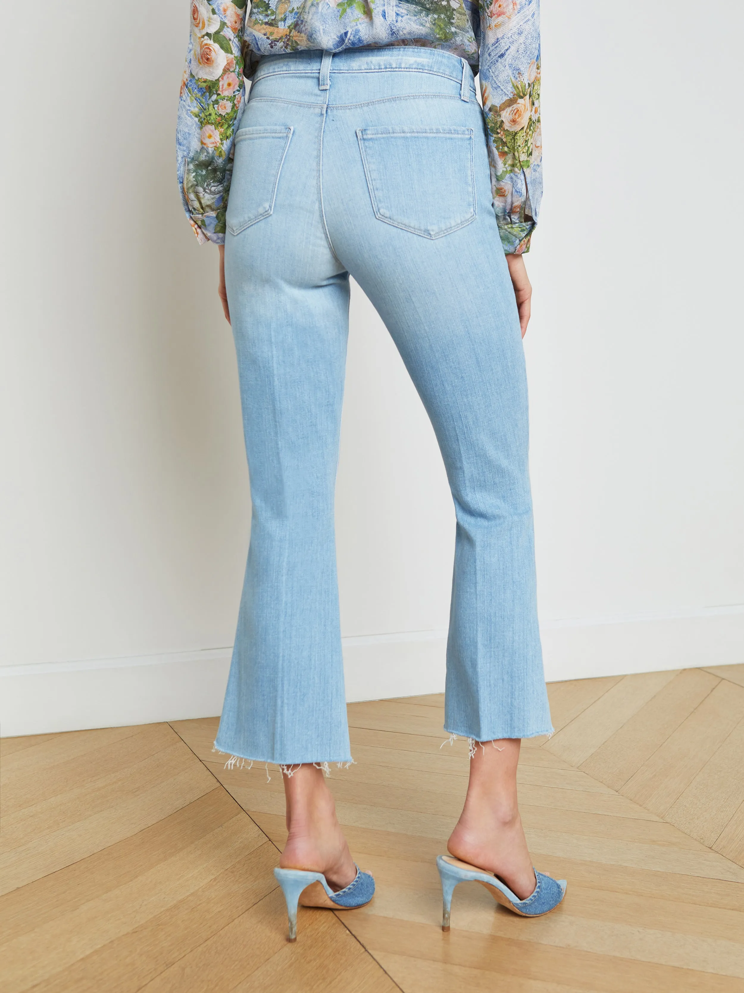 Kendra Cropped Flare Jean