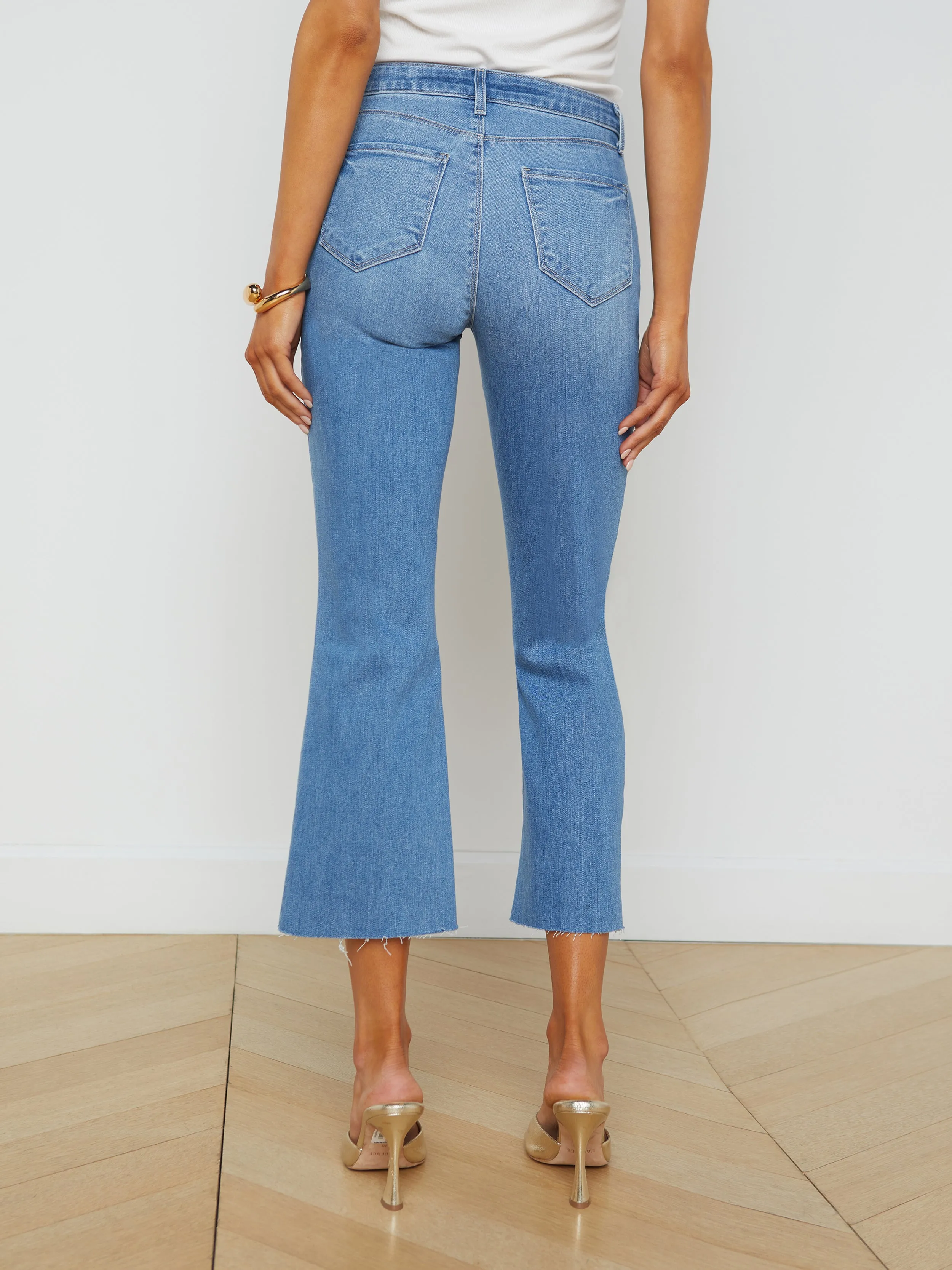 Kendra Cropped Flare Jean