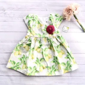 Lotus Dress in Fresh Lemons