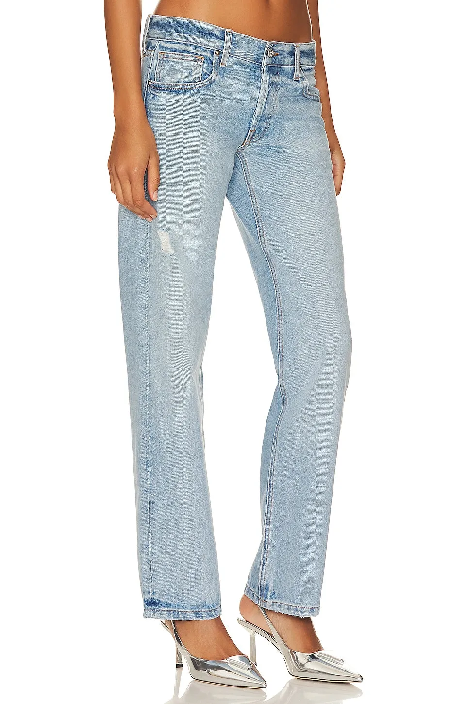 Low rise baggy jean