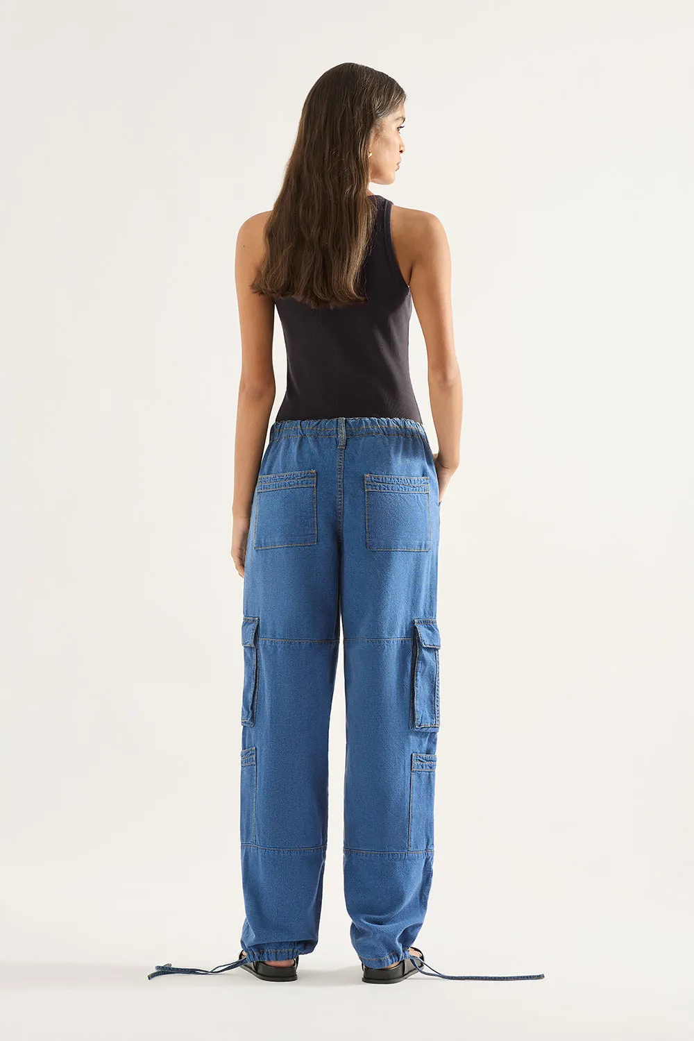 Mel Low Slouchy Cargo Jean