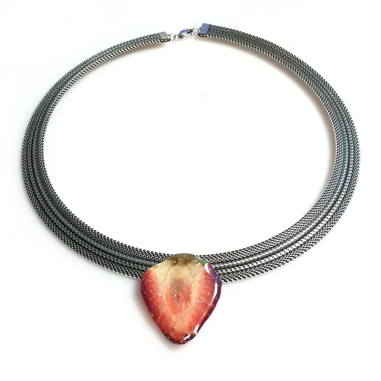 Mesh Necklace - Fruit